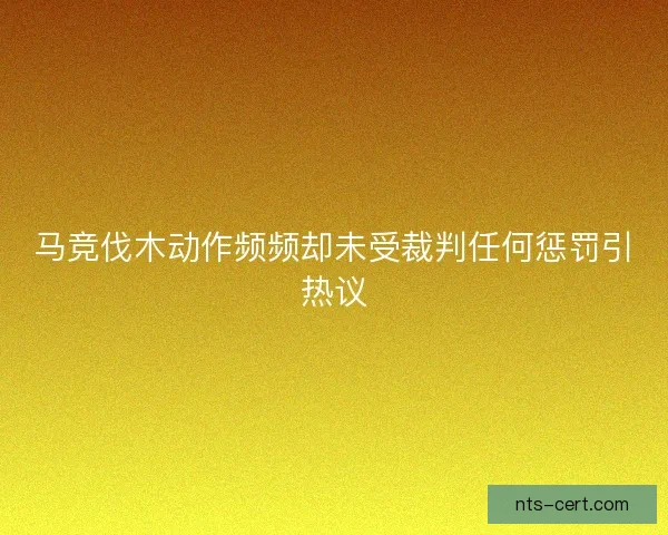 马竞伐木动作频频却未受裁判任何惩罚引热议 马竞伐木动作频频却未受裁判任何惩罚引热议